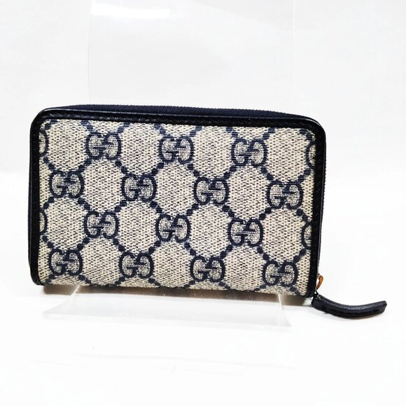 Authentic Gucci GG Supreme Canvas Zip Around Wallet - Picture 3 of 12